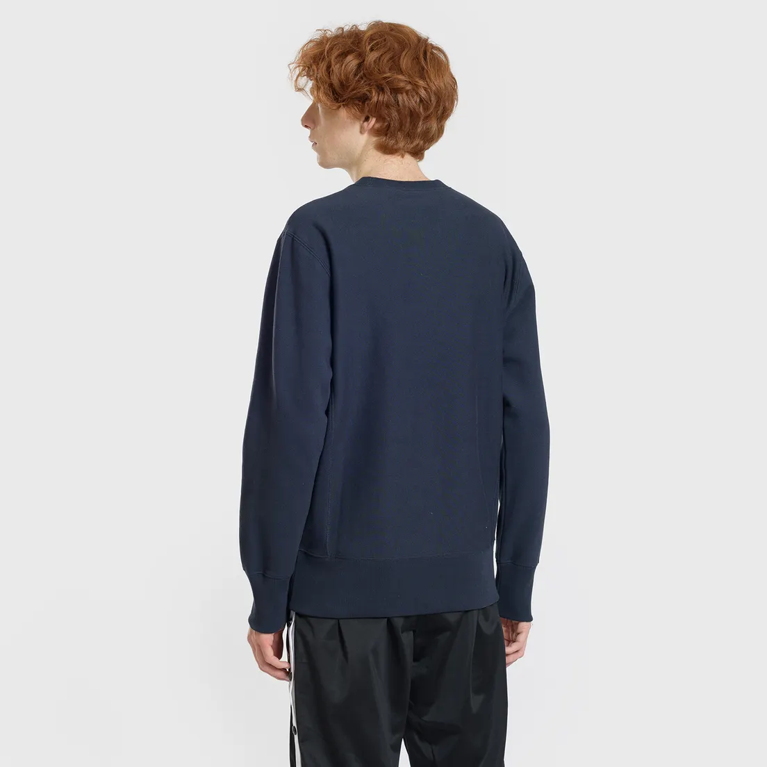 Champion Reverse Weave Мужская толстовка Script Logo Crew Neck