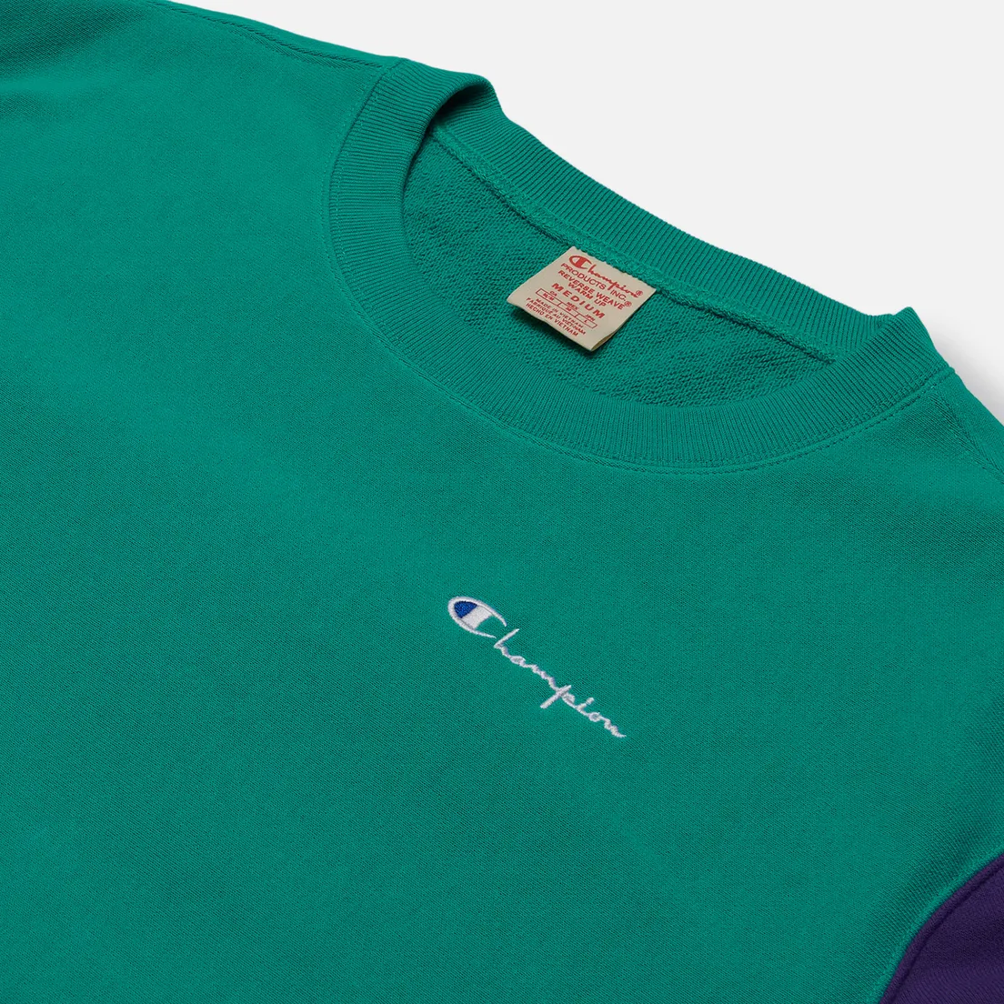 Champion Reverse Weave Мужская толстовка Small Script Bicolor Crew Neck