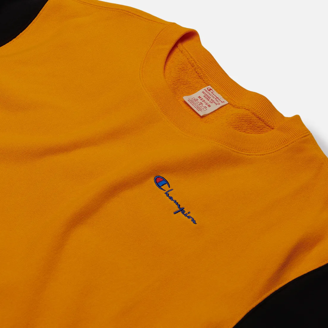 Champion Reverse Weave Мужская толстовка Small Script Bicolor Crew Neck