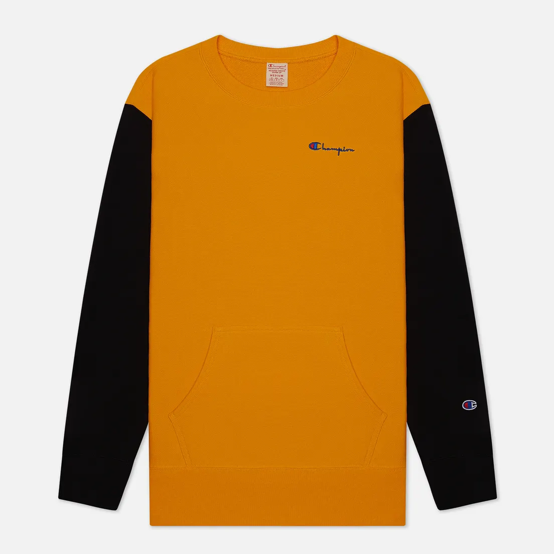 Champion Reverse Weave Мужская толстовка Small Script Bicolor Crew Neck