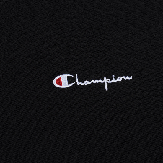 Мужская толстовка Champion Reverse Weave Small Script Crew Neck Black