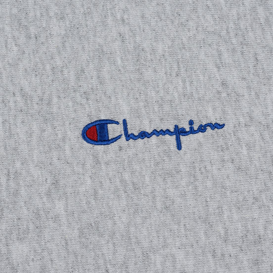 Мужская толстовка Champion Reverse Weave Small Script Crew Neck Light Grey