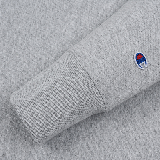 Мужская толстовка Champion Reverse Weave Small Script Crew Neck Light Grey