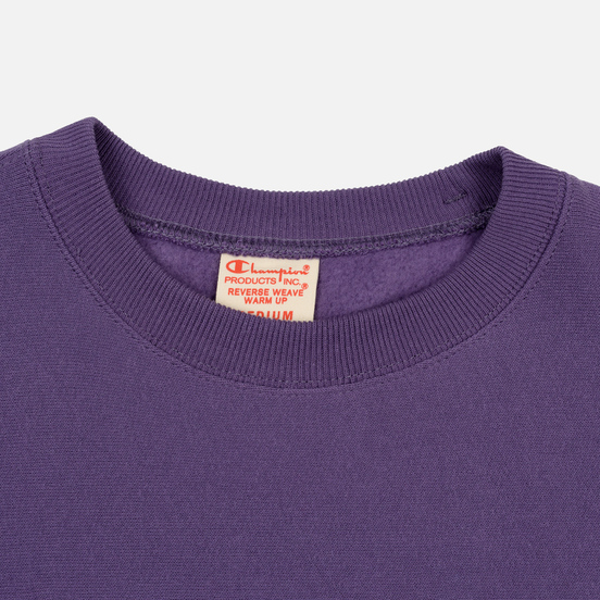 Мужская толстовка Champion Reverse Weave Small Script Crew Neck Mulled Grape