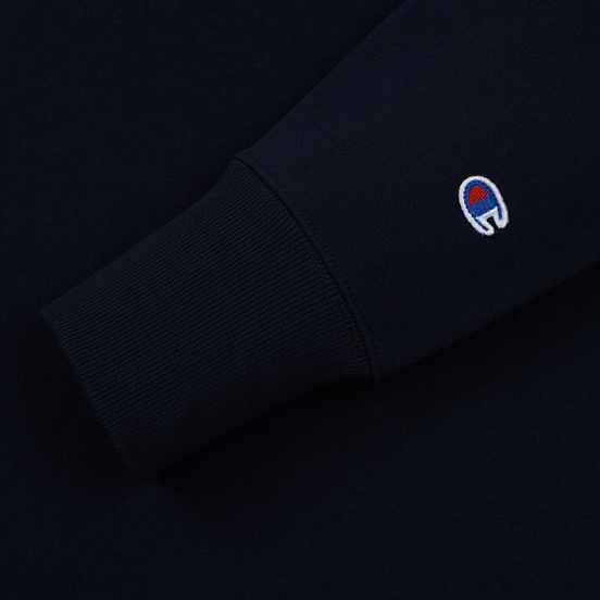 Мужская толстовка Champion Reverse Weave Small Script Crew Neck Navy
