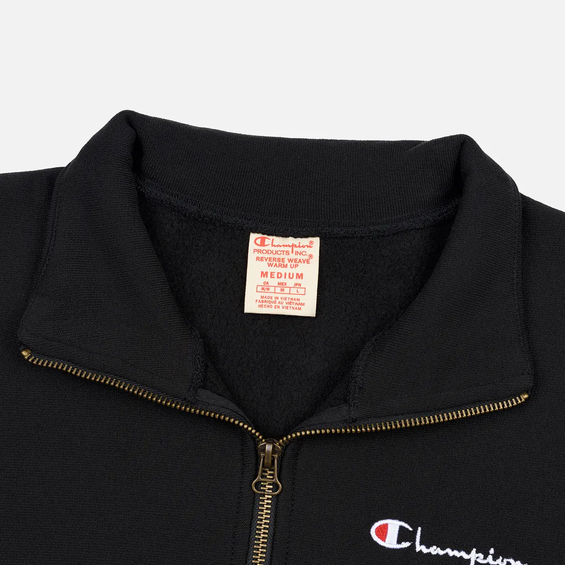 Champion Reverse Weave Мужская толстовка Small Script Half Zip