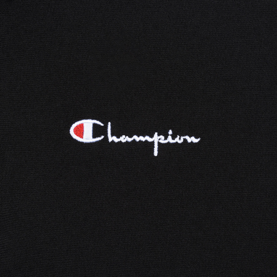 Мужская толстовка Champion Reverse Weave Small Script Half Zip Black