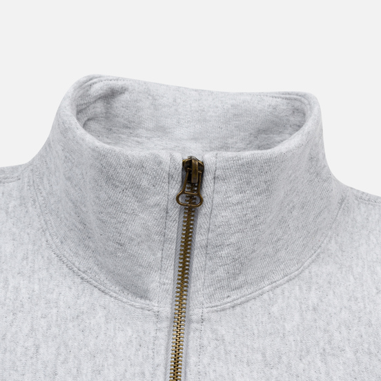 Мужская толстовка Champion Reverse Weave Small Script Half Zip Light Grey