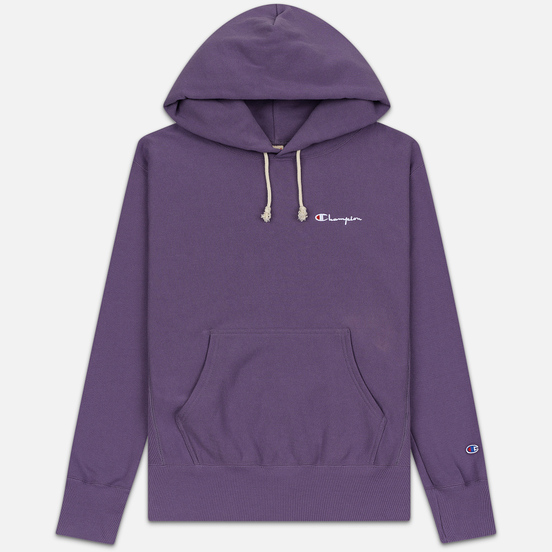 Мужская толстовка Champion Reverse Weave Small Script Hooded Mulled Grape
