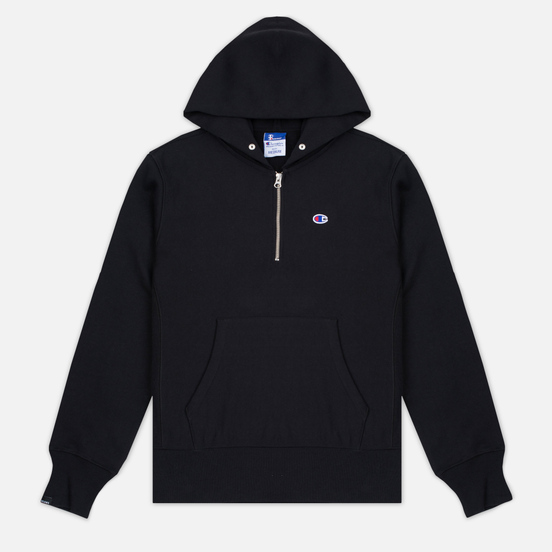 Мужская толстовка Champion Reverse Weave x Beams Half Zip Hoody Black