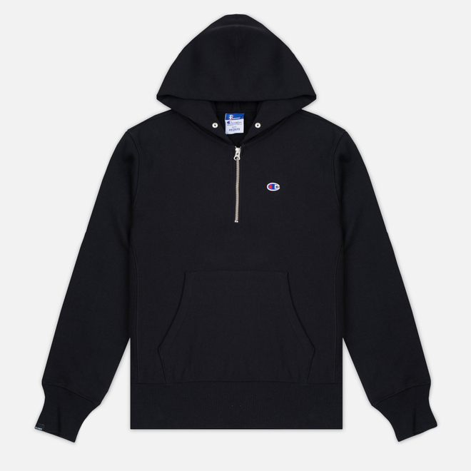 Мужская толстовка Champion Reverse Weave x Beams Half Zip Hoody Black