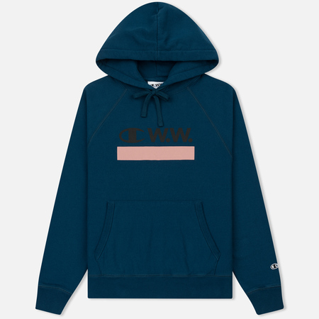 Мужская толстовка Champion Reverse Weave x Wood Wood Judd Hoodie Navy