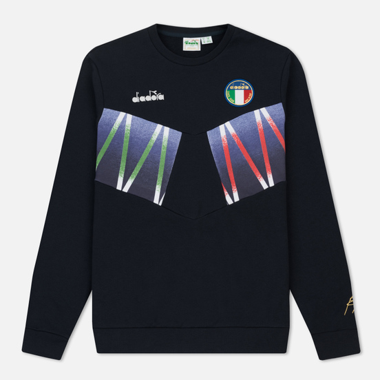 Мужская толстовка Diadora x Roberto Baggio Signature Blue Corsair