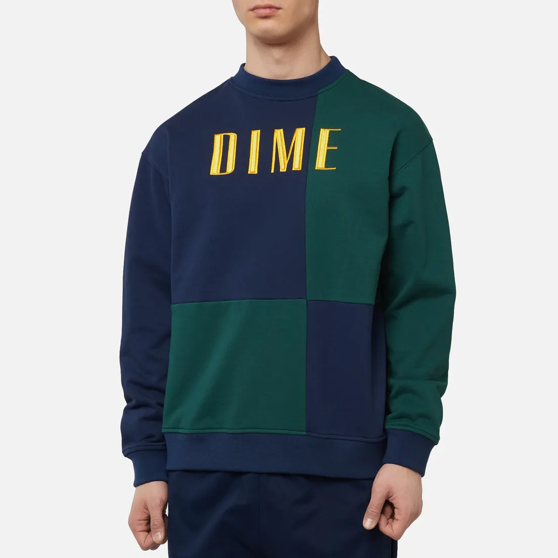 Dime Мужская толстовка Block Terry Crew Neck