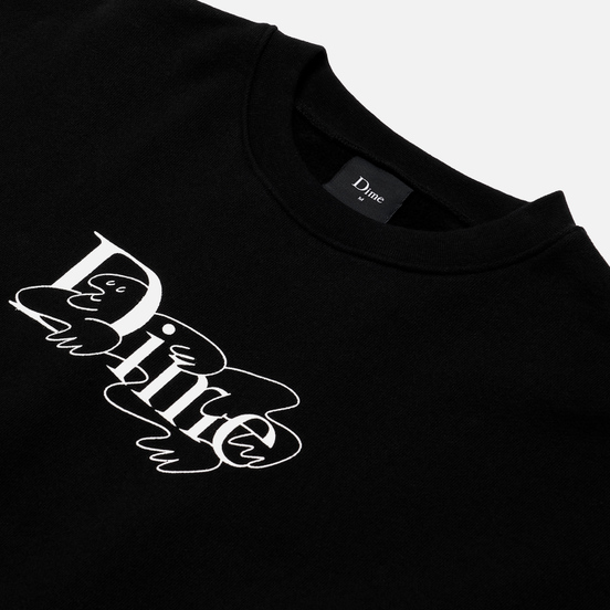 Мужская толстовка Dime Dime Chilling Classic Logo Crew Neck Black