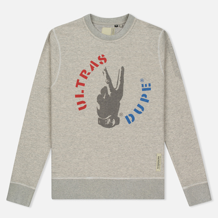 Мужская толстовка Dupe Casual Ultras Dupe V Print/White Melange