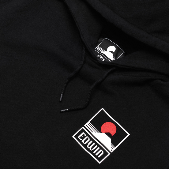 Мужская толстовка Edwin Sunset On Mount Fuji Hoodie Black