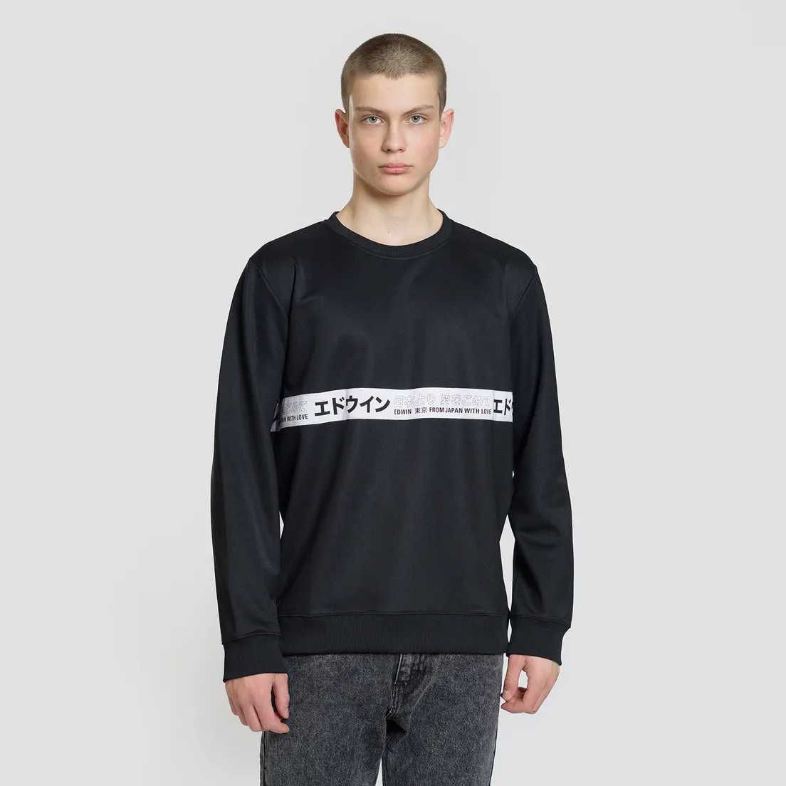 Edwin Мужская толстовка Track Interlock Cotton Polyester
