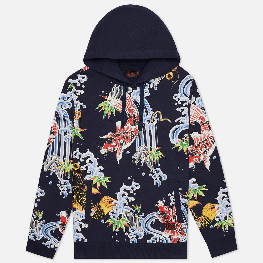 Evisu Мужская толстовка Carp All Over Printed Hoodie