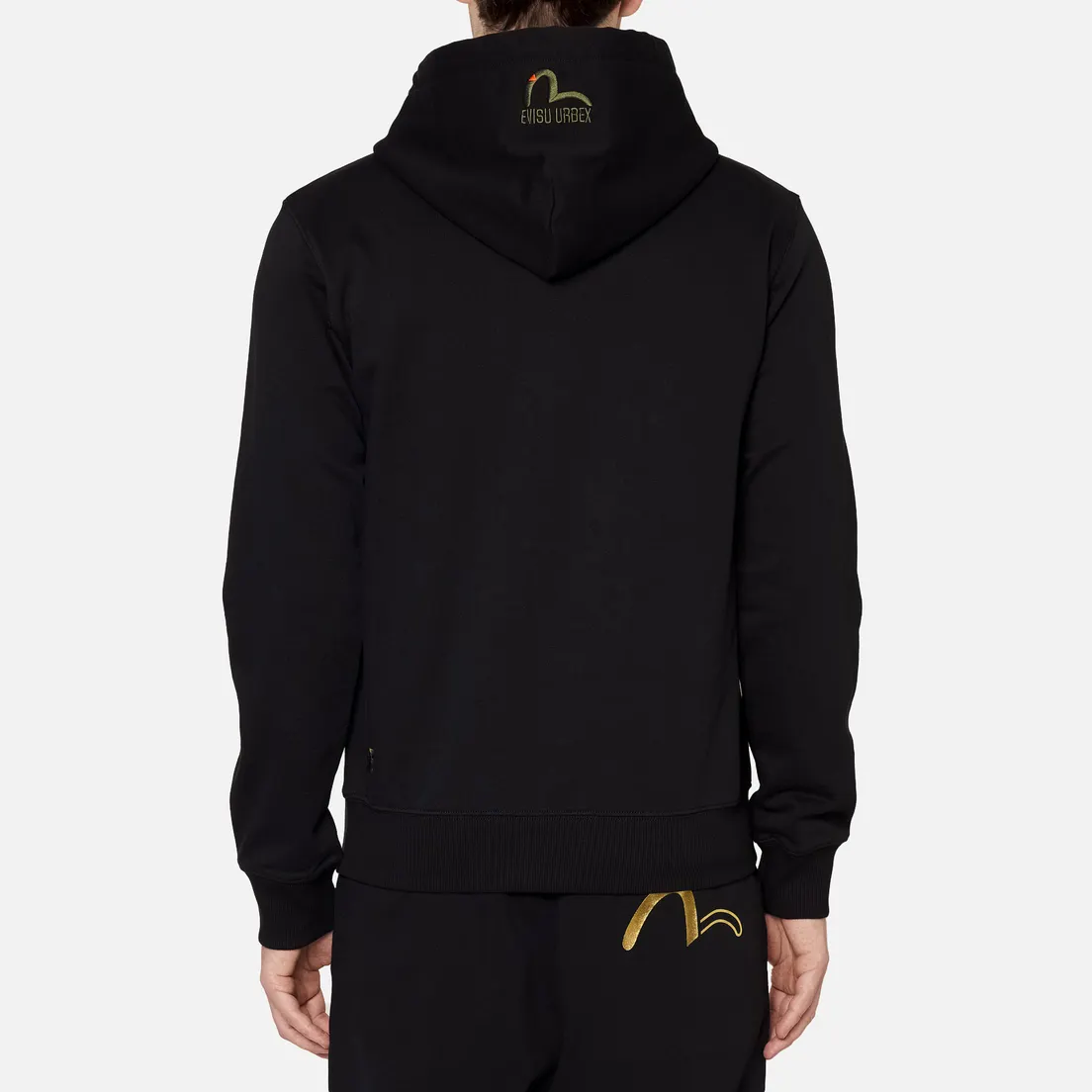 Evisu Мужская толстовка Evergreen Camouflage Godhead Patched Embroidered