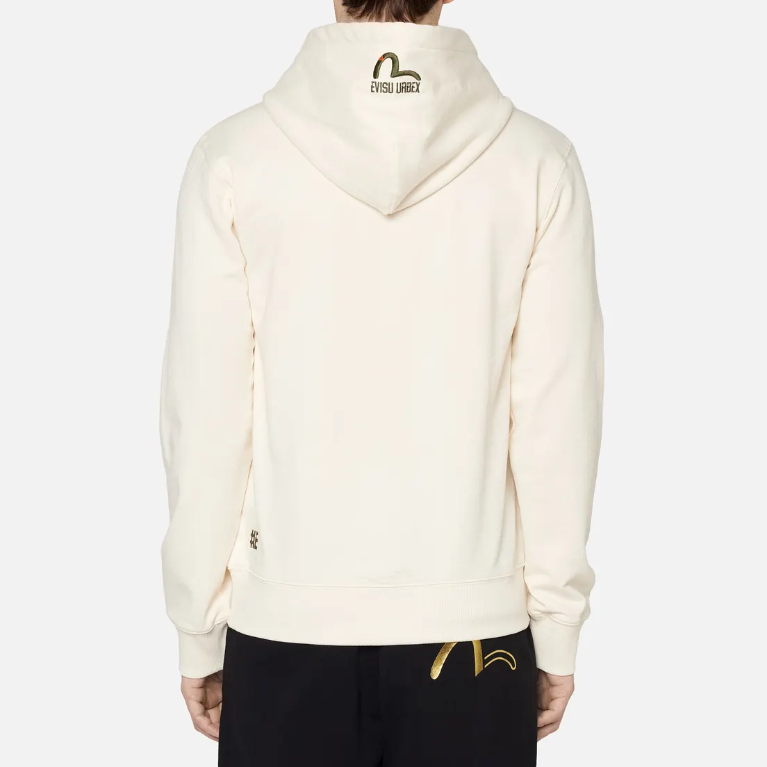 Evisu Мужская толстовка Evergreen Camouflage Godhead Patched Embroidered
