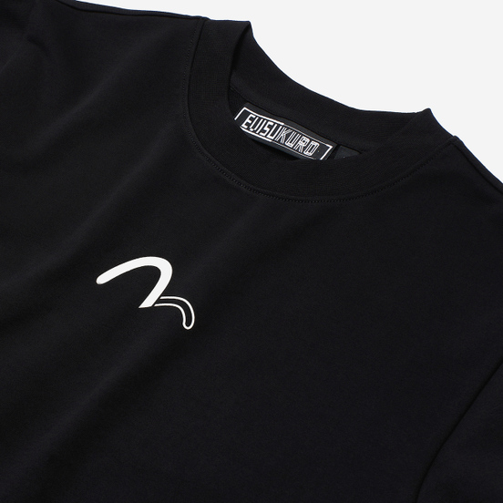Мужская толстовка Evisu Evisukuro Calligraphy & Hannya Black