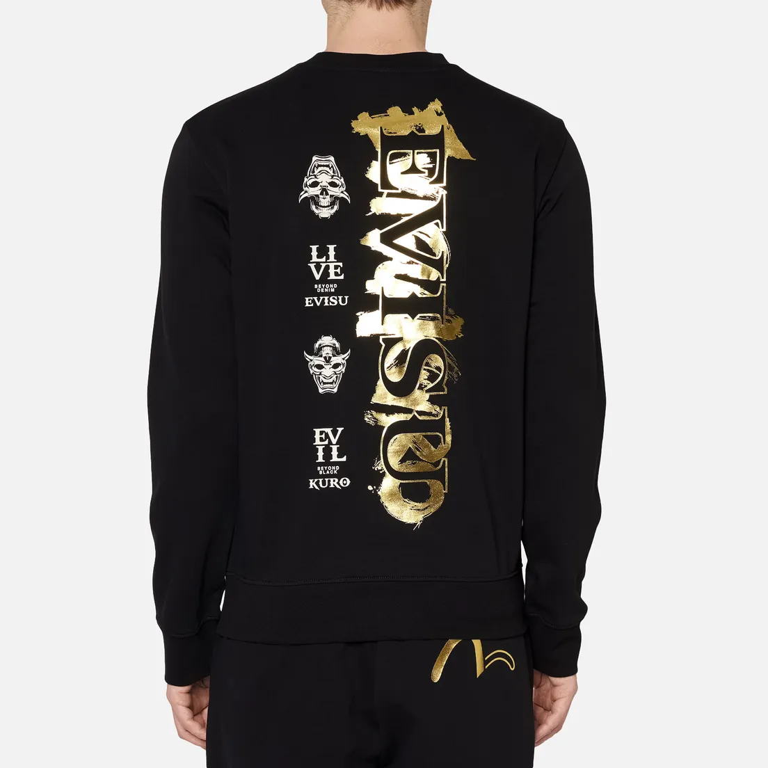 Evisu Мужская толстовка Evisukuro Calligraphy & Hannya