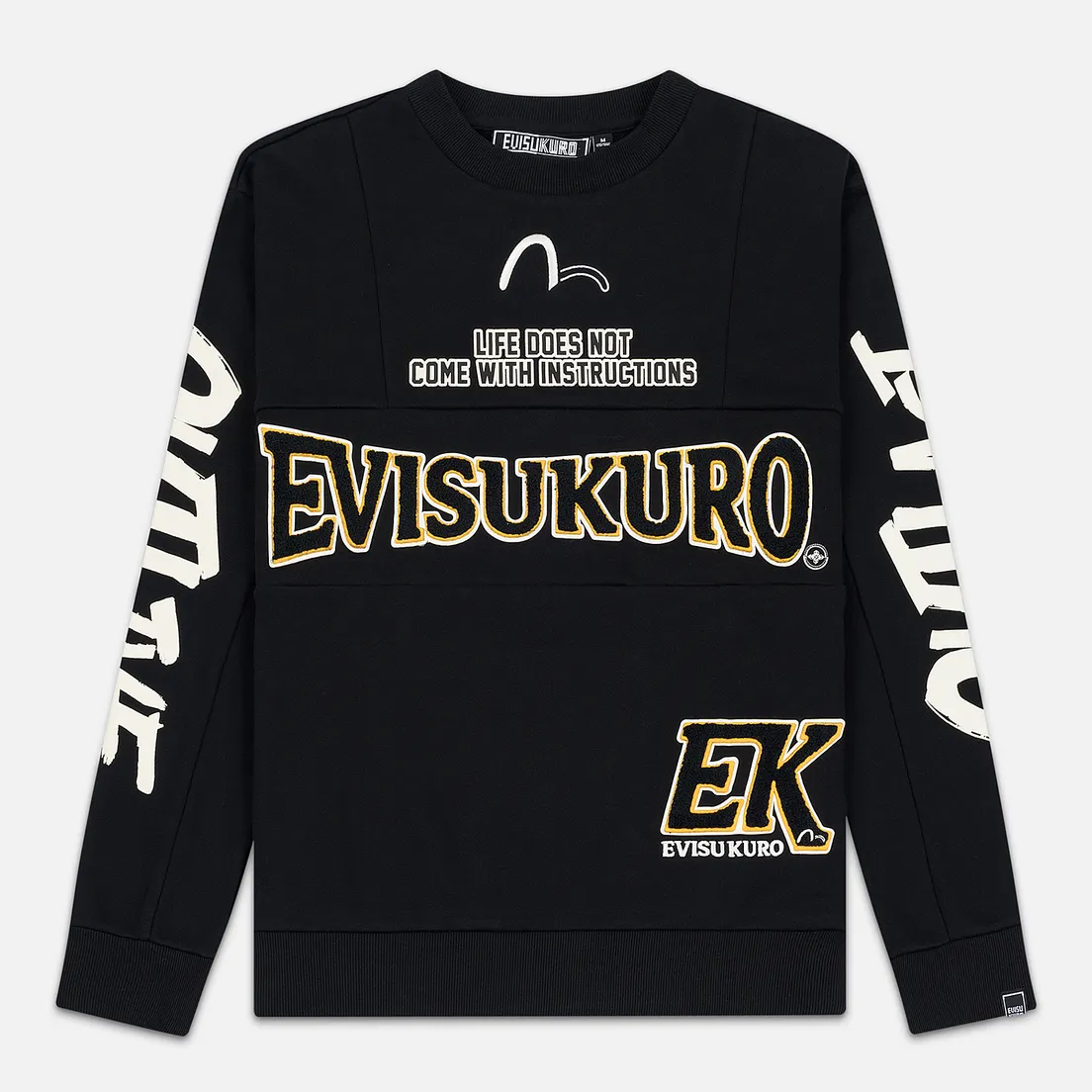Evisu Мужская толстовка Evisukuro EK Reworked Side Zipper