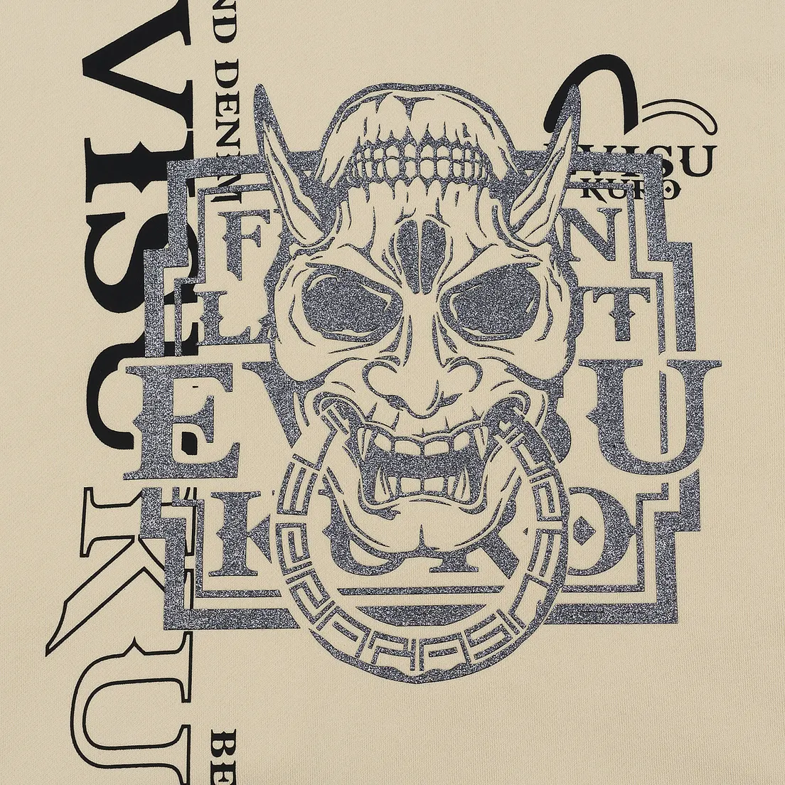 Evisu Мужская толстовка Evisukuro & Hannya Heraldry Hoodie Kamon Badge