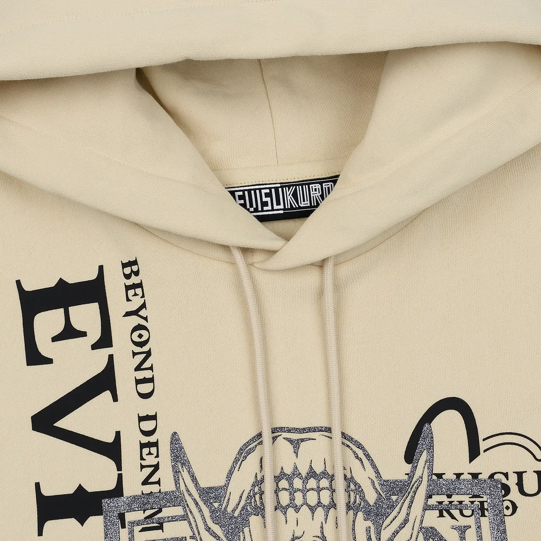 Evisu Мужская толстовка Evisukuro & Hannya Heraldry Hoodie Kamon Badge