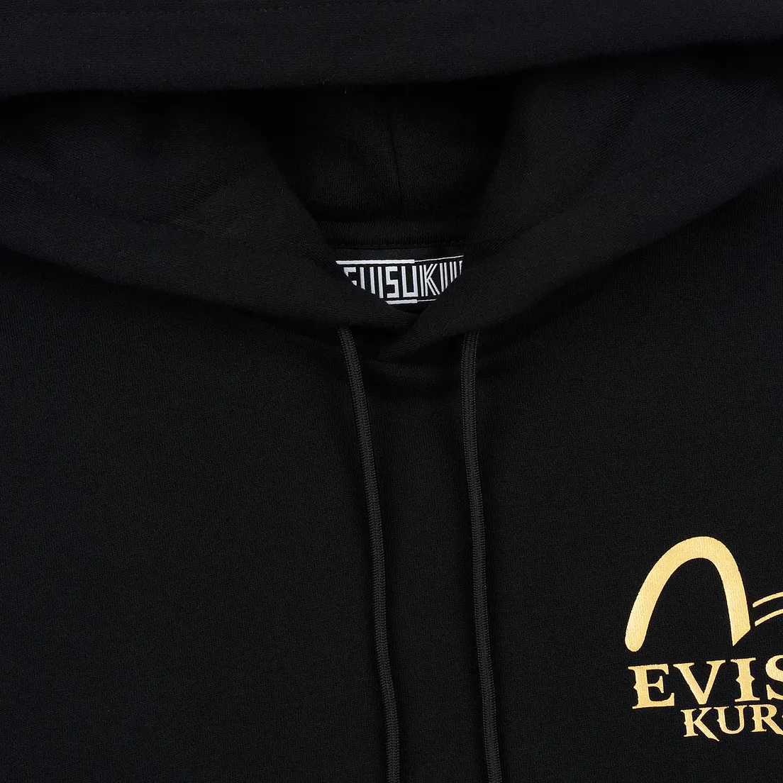 Evisu Мужская толстовка Evisukuro Hannya Heraldry Hoodie Kamon Badge