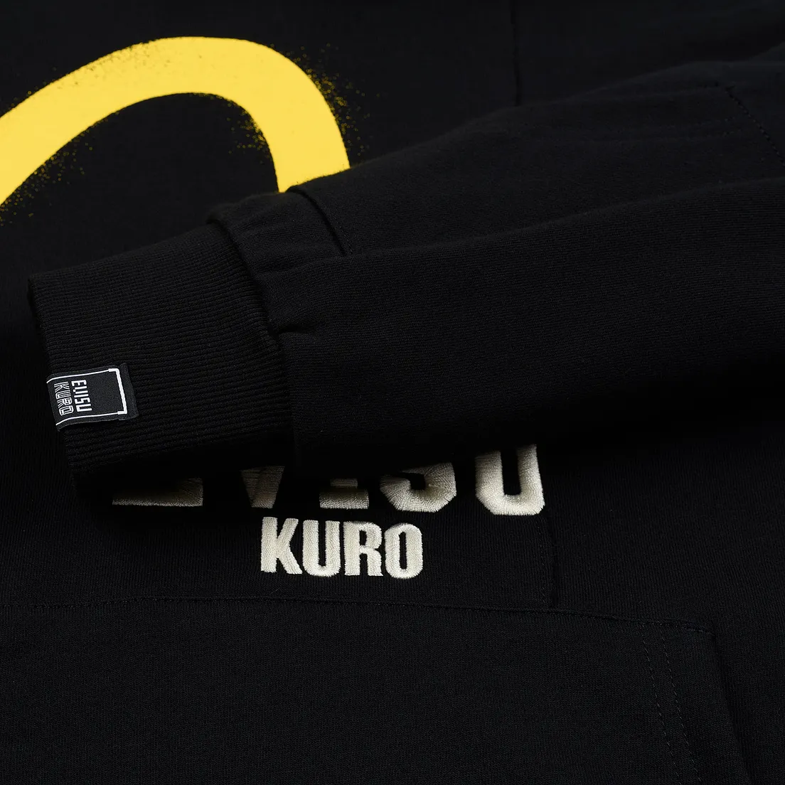 Evisu Мужская толстовка Evisukuro Reworked Second Hand Style Hoodie