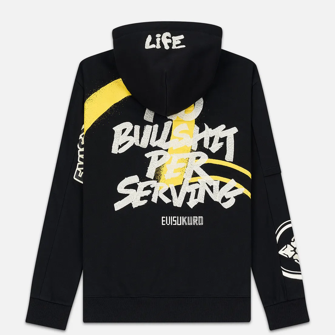 Evisu Мужская толстовка Evisukuro Reworked Second Hand Style Hoodie