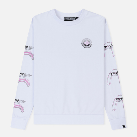 Мужская толстовка Evisu Evisukuro Triple Evi-Shield With Seagull Bright White