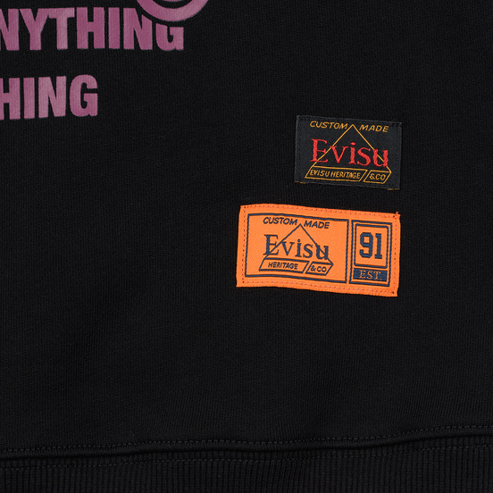 Мужская толстовка Evisu Godhead Printed Black