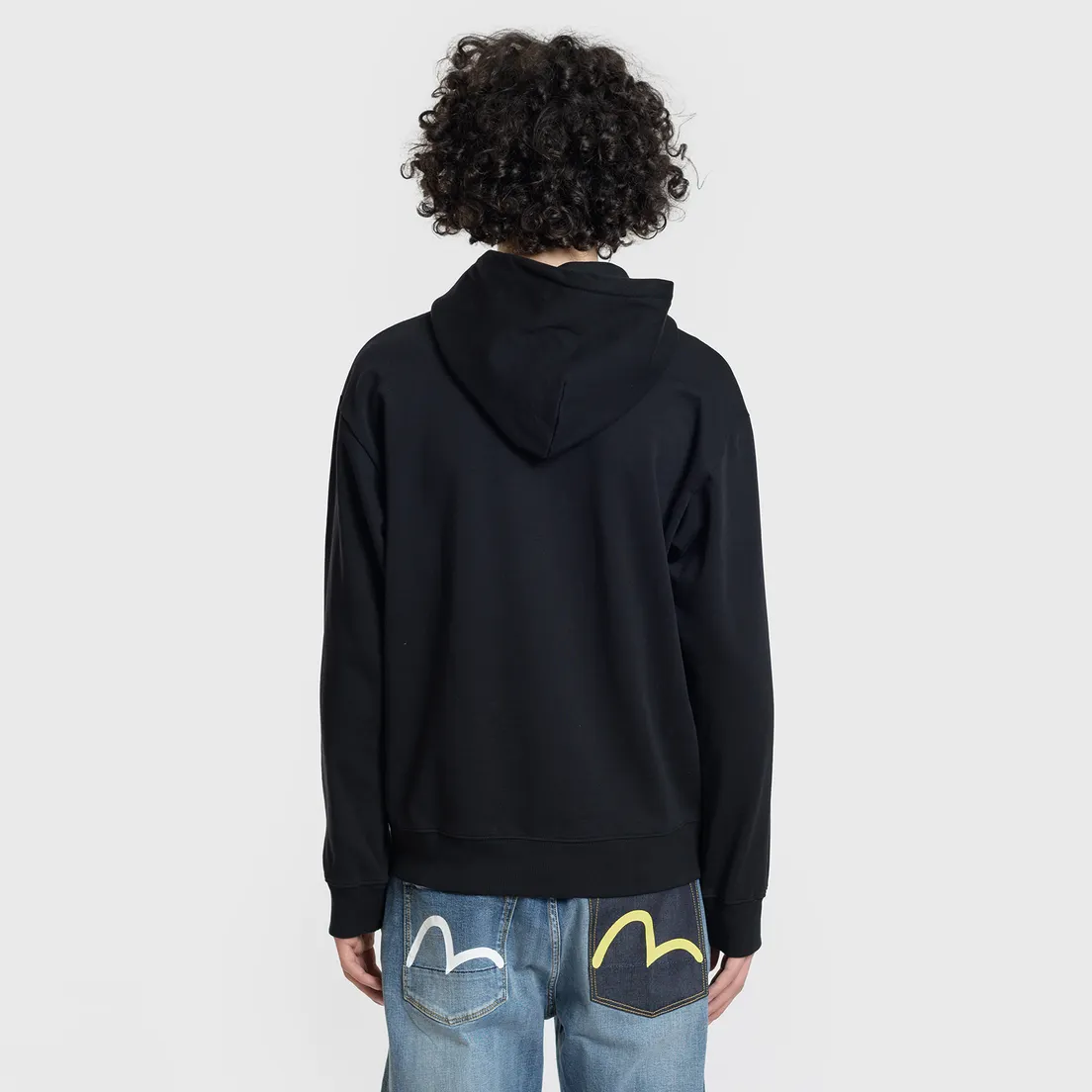 Evisu Мужская толстовка Heritage Kirin Lion Dance Mask Embroidered Logo Printed Hoodie