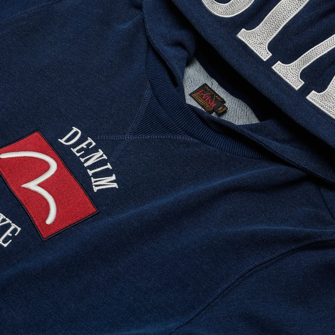 Evisu Мужская толстовка Heritage Logo and Seagull Embroidery Hoodie