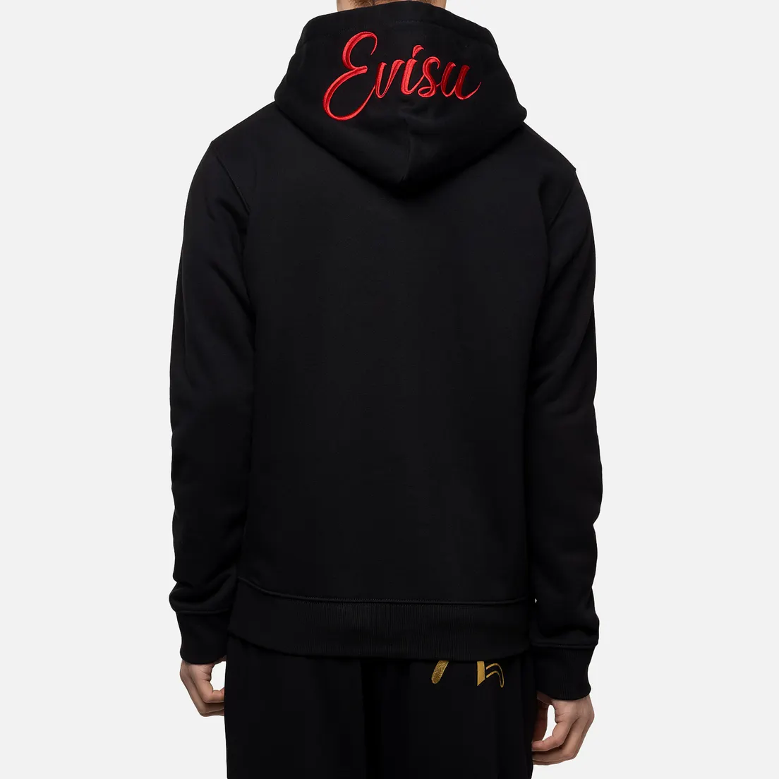 Evisu Мужская толстовка Heritage Scale Pattern Seagull Embroidery Hoodie