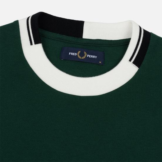 Мужская толстовка Fred Perry Abstract Crew Neck Ivy
