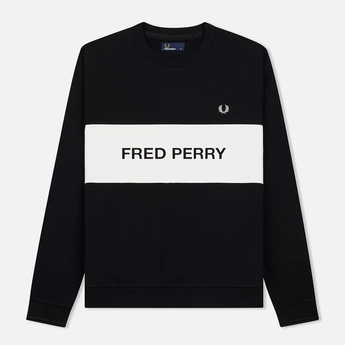 Fred Perry Мужская толстовка Chest Printed Panel