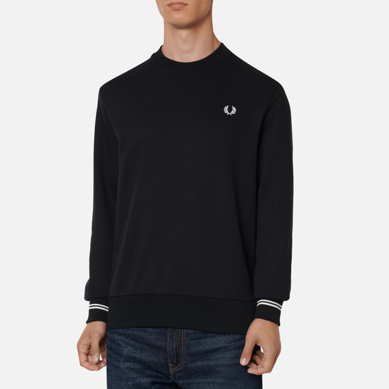 Мужская толстовка Fred Perry Crew Neck Black