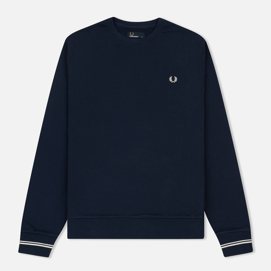 Мужская толстовка Fred Perry Crew Neck Carbon Blue
