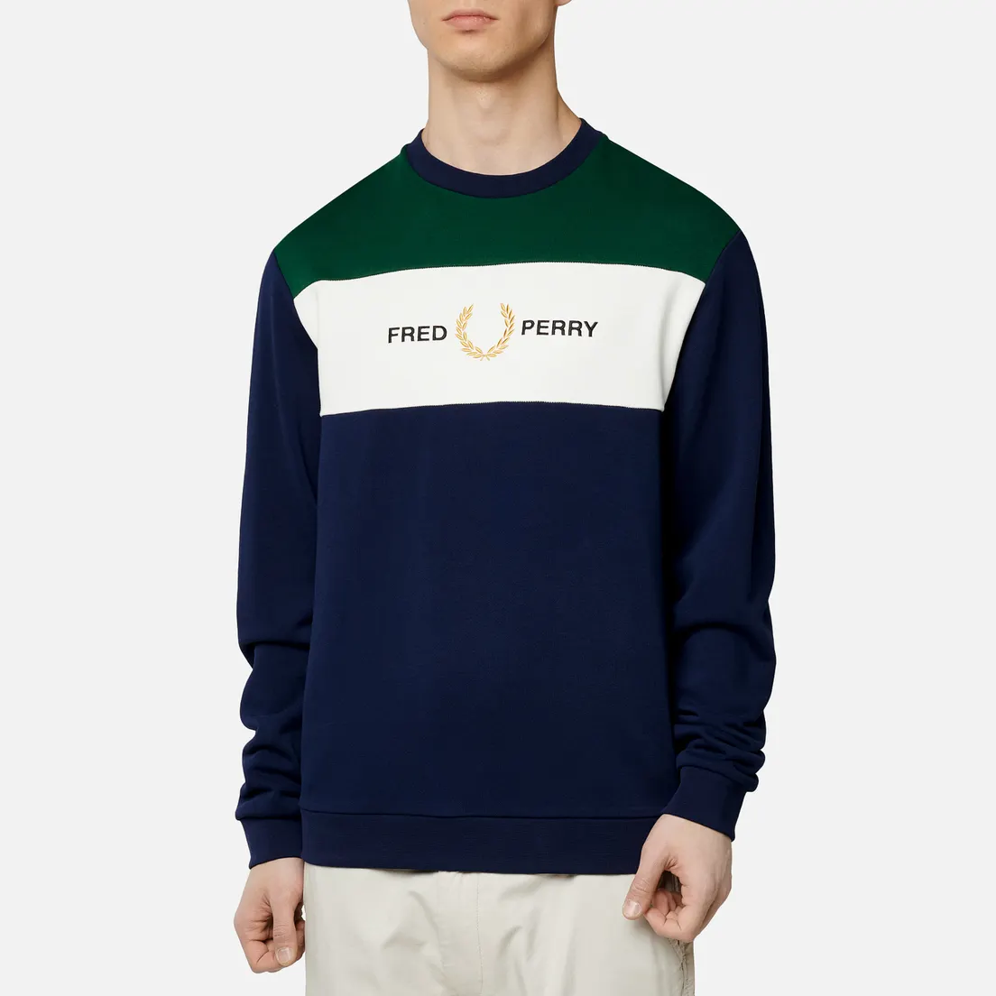Fred Perry Мужская толстовка Embroidered Panel