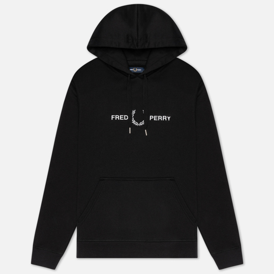 Мужская толстовка Fred Perry Graphic Hoodie Black