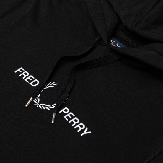 Мужская толстовка Fred Perry Graphic Hoodie Black