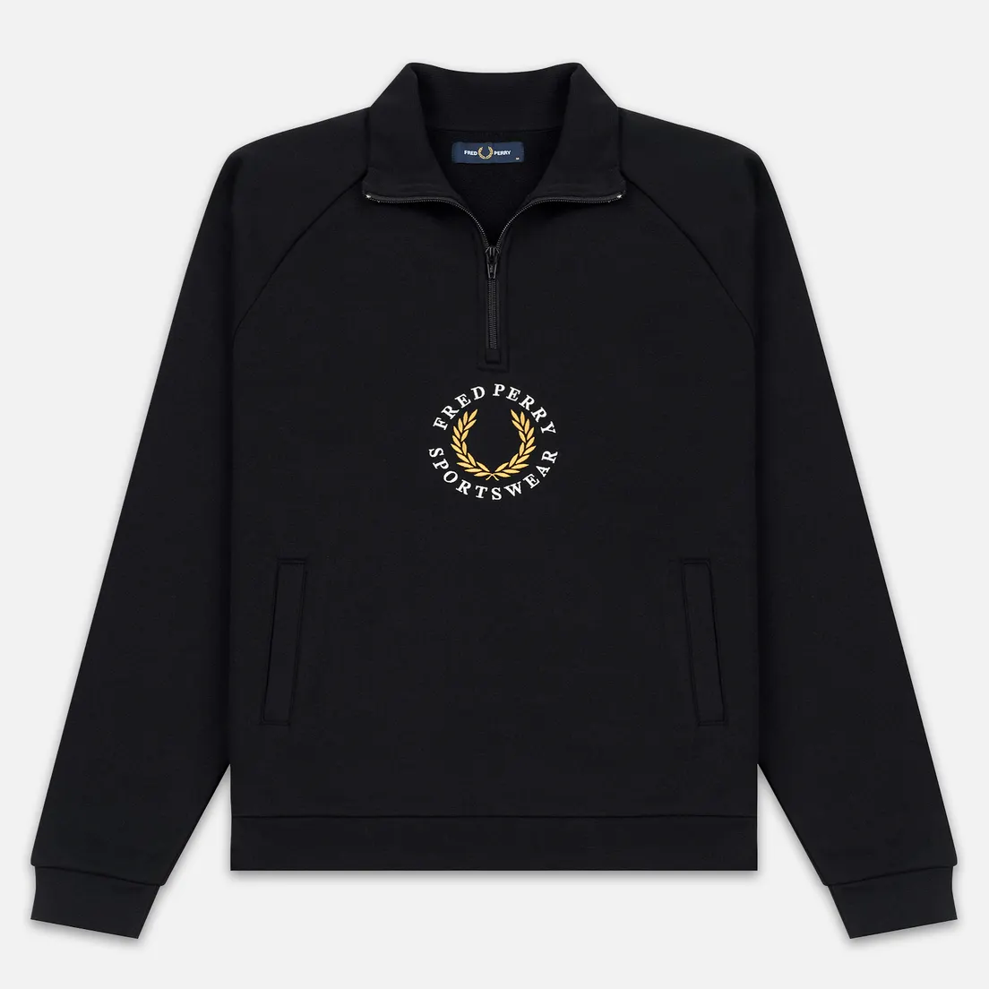 Fred Perry Мужская толстовка Half Zip Pique