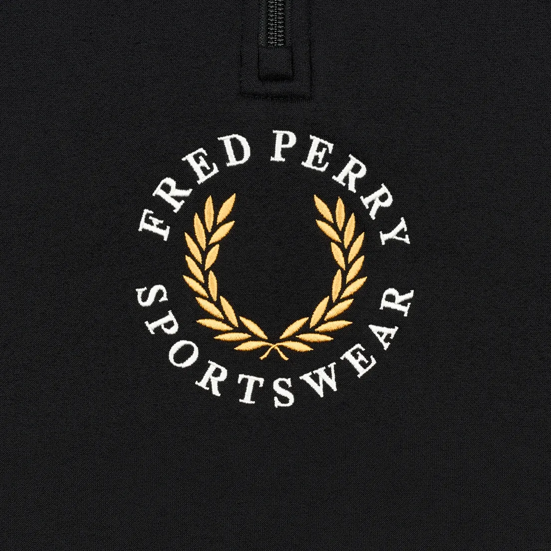 Fred Perry Мужская толстовка Half Zip Pique