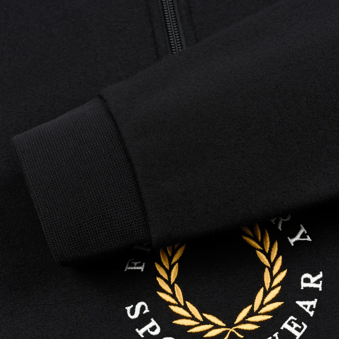 Fred Perry Мужская толстовка Half Zip Pique