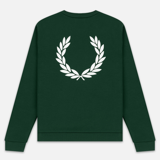 Мужская толстовка Fred Perry Laurel Wreath Print Ivy