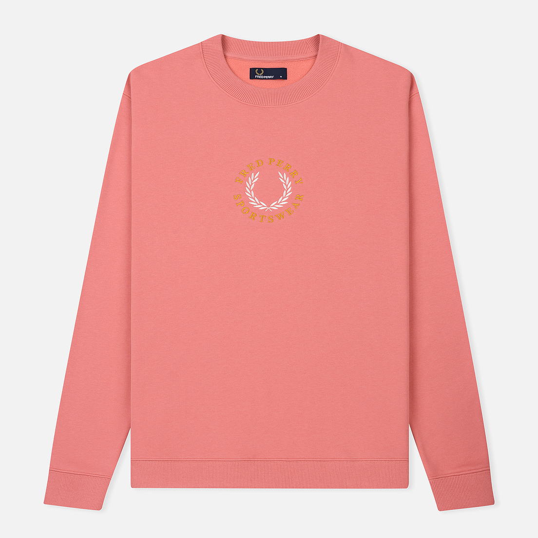 Fred Perry Мужская толстовка Oversized Archive Branding Embroidered